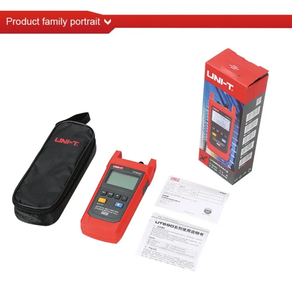 Kit fibre optique UNI-T UT692 / UT693 – Compteur de puissance optique + localisateur de défauts – -70 à -10 dBm / -50 à -26 dBm – Connecteurs FC/SC/ST – Image 28