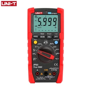 Multimètre numérique professionnel UT191T UT191E, True RMS, gamme automatique DMM 20A, ammètre 600V, condensateur AC 6000 cc