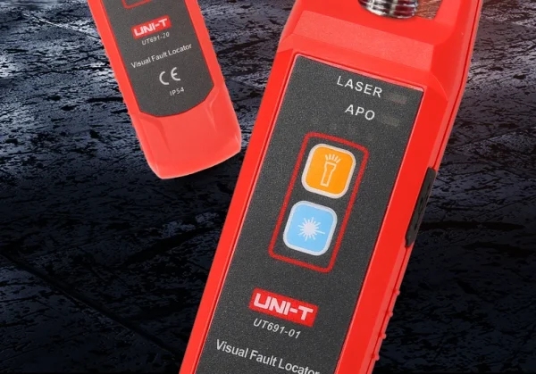 UNI-T UT691 Localisateur de défaut visuel 15km Stylo de test de fibre optique Stylo lumineux Stylo lumineux Testeur de source de lumière rouge – Image 9