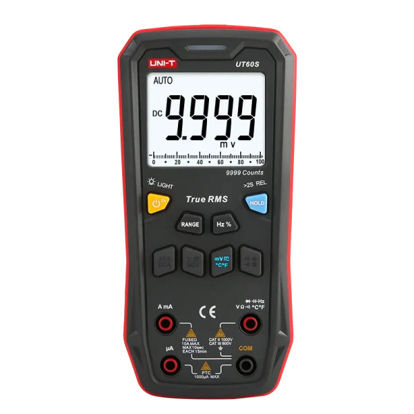 Multimètre numérique intelligent UNI-T UT60S UT60BT 1000V AC DC, voltmètre ampèremètre True RMS, compteur de fréquence, testeur de température de condensateur – Image 7