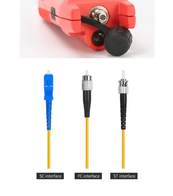 UNI-T UT691 Localisateur de défaut visuel 15km Stylo de test de fibre optique Stylo lumineux Stylo lumineux Testeur de source de lumière rouge – Image 17