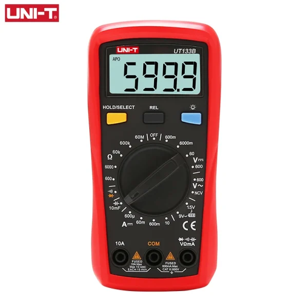 UNI-T Multimètre Numérique UT133A UT133B 600V AC DC Voltmètre 02/10/2018 puzzles itance mètre Multi Testeur – Image 7
