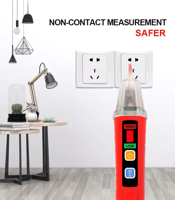 Détecteur de tension ca sans contact UNI-T UT12D UT12M UT12E 24V-1000V, stylo indicateur, crayon électrique, prise, voltmètre, testeur – Image 15