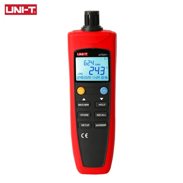 UNI-T UT331+ / UT332+ – Thermo-hygromètre numérique avec enregistrement des données et interface USB