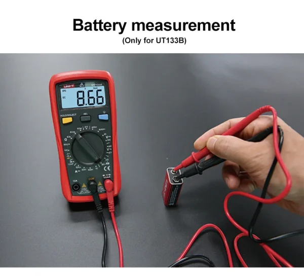 UNI-T Multimètre Numérique UT133A UT133B 600V AC DC Voltmètre 02/10/2018 puzzles itance mètre Multi Testeur – Image 15