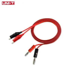 Connecteur de fils de test Alligator Cilp à AV Gels Plug, testeur de touristes, pince à pince crocodile, multimètre électronique, alimentation CC, sonde, 1m