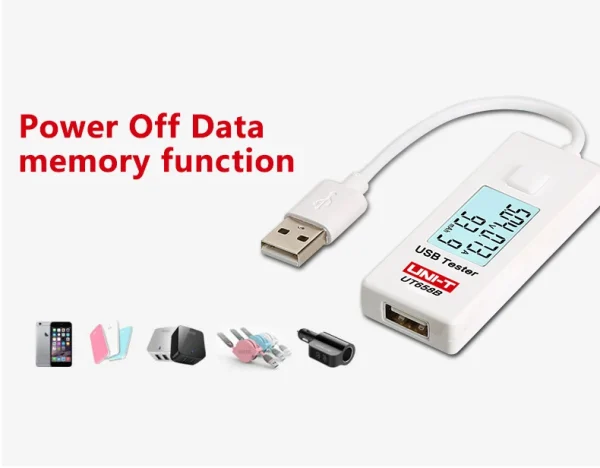 UNI T – testeur USB UT658B, pour téléphone, ordinateur, tension de charge, moniteur d'énergie, écran LCD rétro-éclairé – Image 13