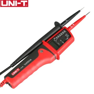 Testeur de tension numérique UNI-T UT15C – Étanche IP65, LCD, 24 à 690V AC/DC – Détection de phase et RCD