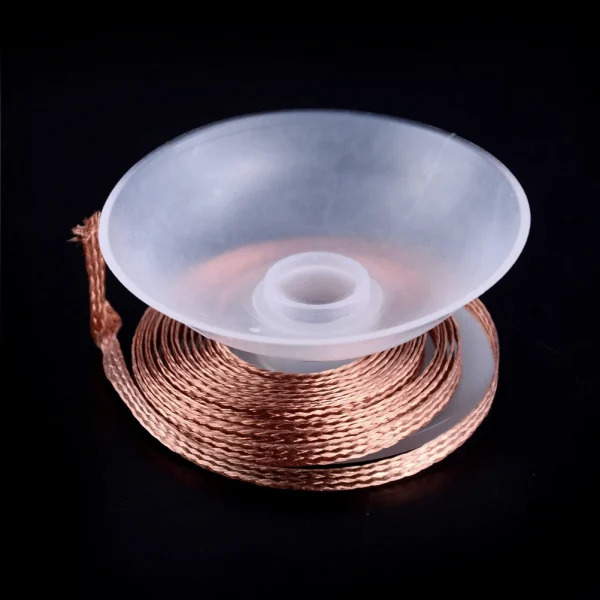 Outil de réparation de fils de soudage, tresse à dessouder, décapant de soudure, mèche, 2.0mm, 3.5mm, 1.5m, 1 pièce – Image 5