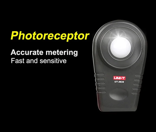 Luxmètre de lumière numérique UNI-T LUX UT383S, Luminance Lux Fc Test Max Min illuminomètres photomètre 200,000 – Image 11