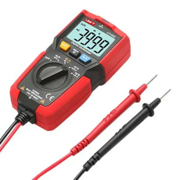 Mini multimètre numérique de poche UNI-T UT125C, testeur de température, résistance, condensateur de fréquence, Test NCV, affichage basse tension – Image 4