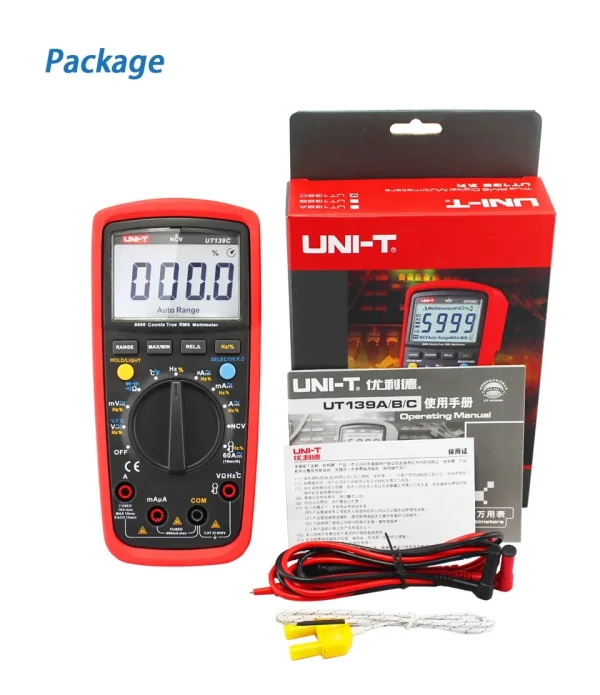 UNI-T UT139C True RMS 6000 – Image 18