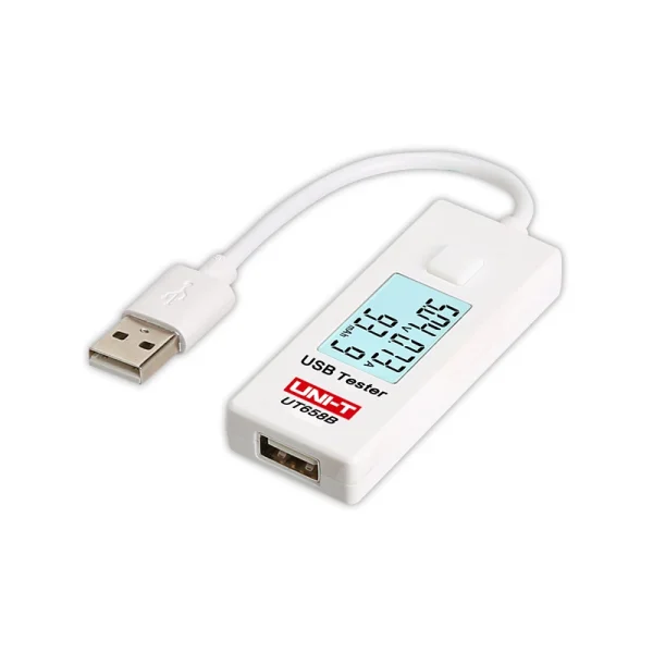 UNI T – testeur USB UT658B, pour téléphone, ordinateur, tension de charge, moniteur d'énergie, écran LCD rétro-éclairé – Image 3