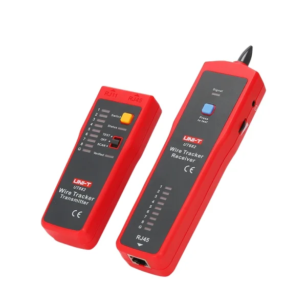 Testeur de fil réseau UT682 RJ11 RJ45, détecteur de ligne Lan, outil de test de câble portable pour la maintenance du réseau – Image 2