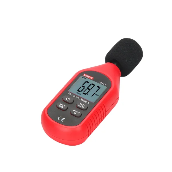 UNI-T UT353 Instrument de mesure du bruit db mètre 30 ~ 130dB Mini sonomètre Audio moniteur décibel – Image 3