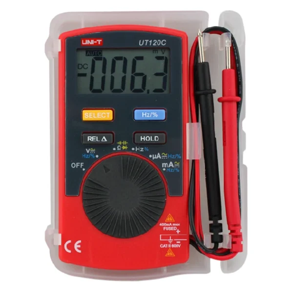 UNI-T UT120C format de poche Stype multimètre numérique testeur à plage automatique DC AC – Image 2