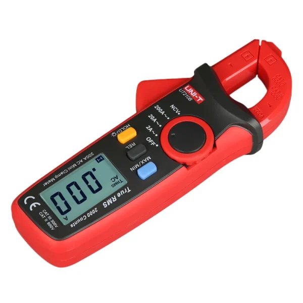 UNI-T UT210B True RMS 200A AC Mini Pince Mètres Ampèremètre NCV Test Multimètre Professionnel Digitais LCD Rétro-Éclairage MAX MIN – Image 4