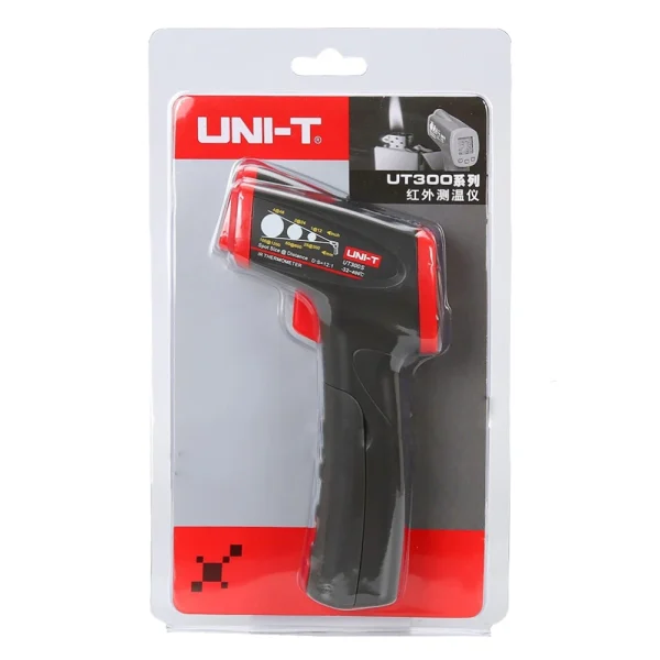 Thermomètre numérique industriel à infrarouge sans contact UT300S, appareil de mesure de la température, pistolet numérique, UNI-T – Image 6