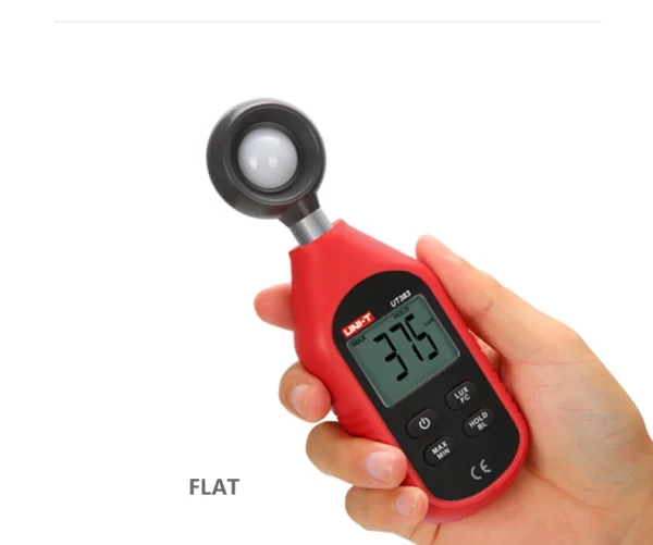 UNI-T compteur de lumière UT383 UT383BT 200,000 LUX numérique luxmètre Luminance Lux Fc Test Max Min illuminomètres photomètre – Image 21