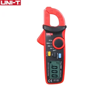 UNI-T UT210B True RMS 200A AC Mini Pince Mètres Ampèremètre NCV Test Multimètre Professionnel Digitais LCD Rétro-Éclairage MAX MIN