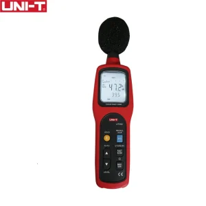 UNIT-Compteur à levier sonore UT352, bruit facile à transporter, 30 ~ 130dB, Max/min, rétroéclairage LCD, alarme élevée, enregistrement de données