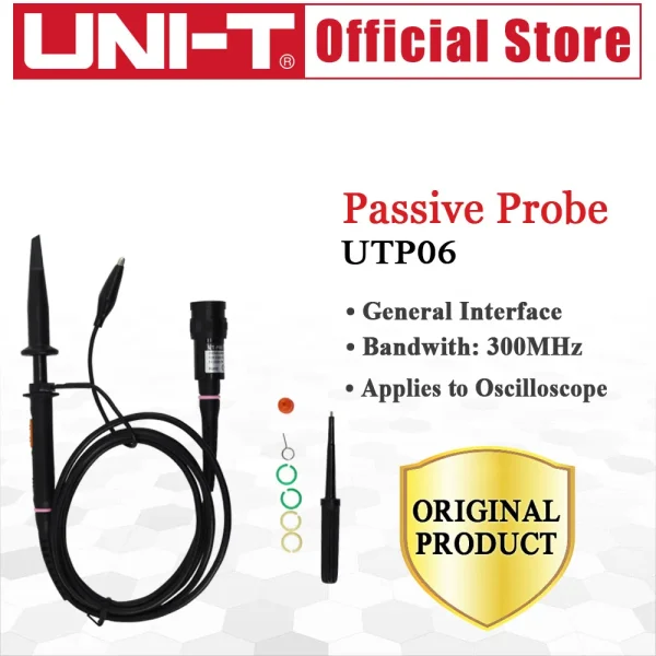 UNI-T UT-P06 Sonde passive 300MHz S'applique à l'oscilloscope série UTD2000 – Image 6