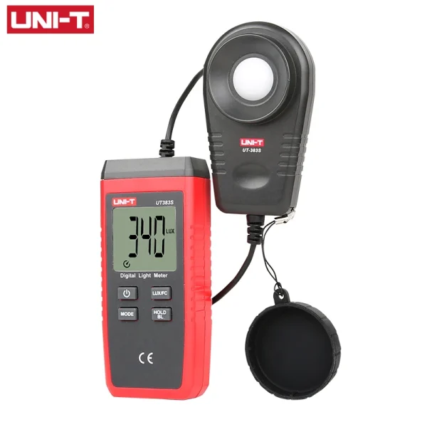 Luxmètre de lumière numérique UNI-T LUX UT383S, Luminance Lux Fc Test Max Min illuminomètres photomètre 200,000 – Image 2