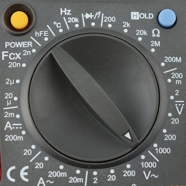 Multimètres numériques généraux UNI-T UT58E, affichage LCD, icône complète, température, condensateur de fréquence, testeur ca/cc – Image 5