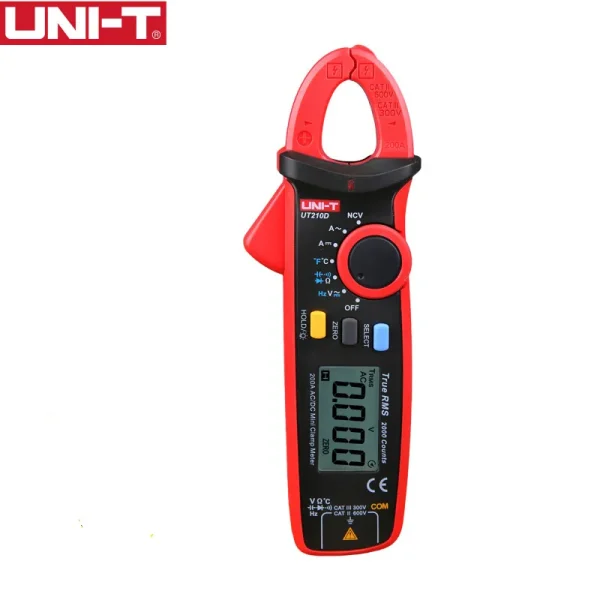 UNI-T UT210D Pince ampèremétrique numérique True RMS à Plage automatique