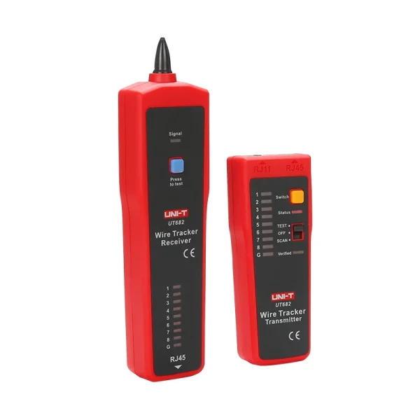 Testeur de fil réseau UT682 RJ11 RJ45, détecteur de ligne Lan, outil de test de câble portable pour la maintenance du réseau – Image 3