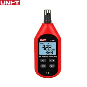 UNI-T UT333 Mini Température Humidité Mètre NikExtérieur Hygromètre Surcharge Indication Unité Conversion LCD Rétro-Éclairage hygromet