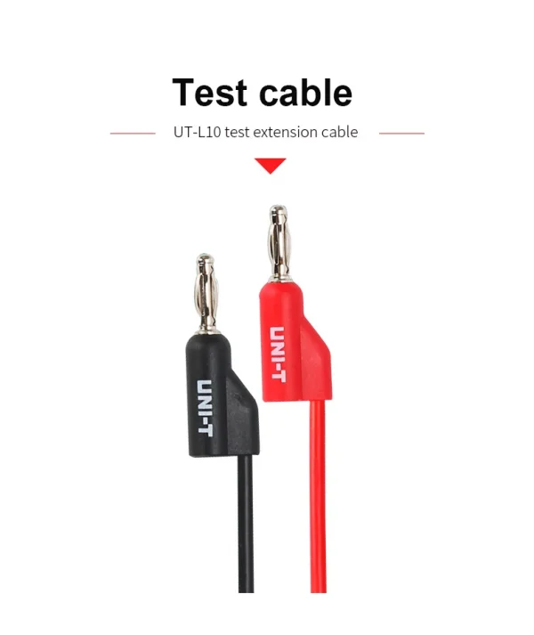 Sondes et fils de test UNI-T UT-L10, fiche banane, utilisée pour tester la ligne – Image 3