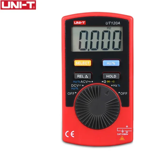 Portée automatique de diode morte de multimètre numérique de type de poche de UNI-T UT120A transport facile