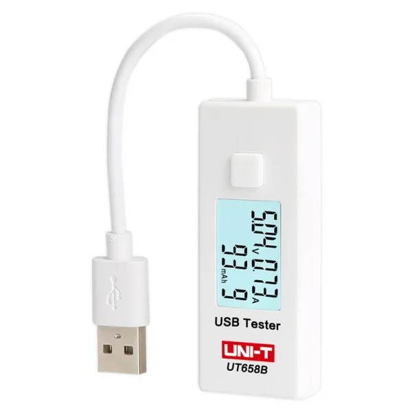 UNI T – testeur USB UT658B, pour téléphone, ordinateur, tension de charge, moniteur d'énergie, écran LCD rétro-éclairé – Image 6