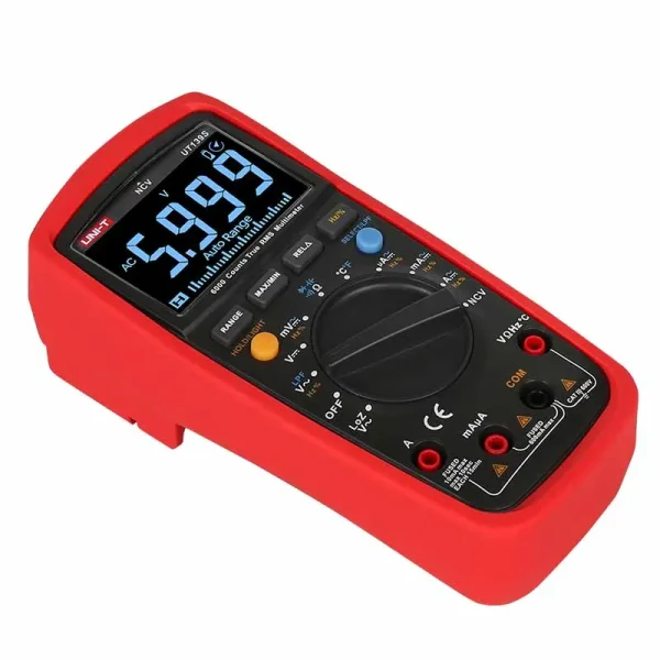 UNIT-Multimètre numérique professionnel, sonde de température, fonction Ldissolve pass (filtre passe-bas), True RMS, UT139S – Image 4