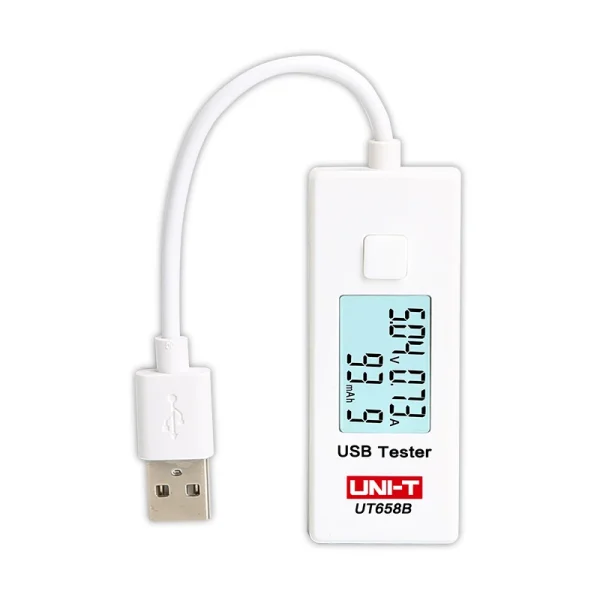 UNI T – testeur USB UT658B, pour téléphone, ordinateur, tension de charge, moniteur d'énergie, écran LCD rétro-éclairé – Image 2