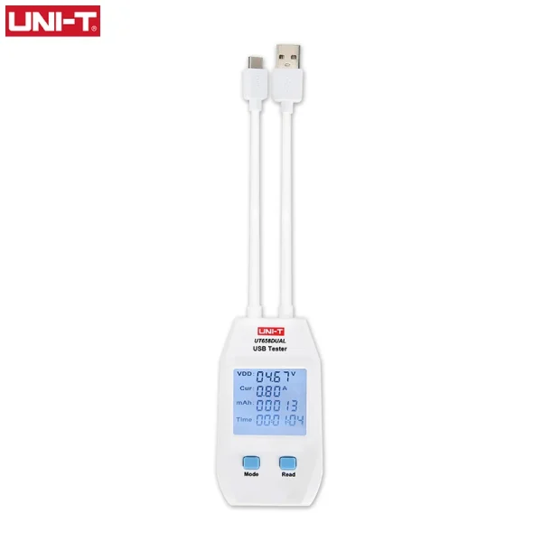 UNI-T USB Testeur UT658 Série Numérique Voltmètre Ampèremètre Courant Amperemcirculation Capacité Mètre Médecin Pour ature ilephone Tablette Puissance