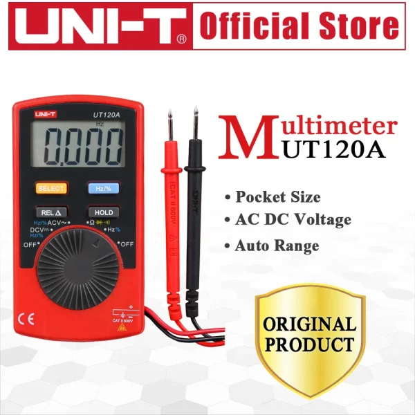Portée automatique de diode morte de multimètre numérique de type de poche de UNI-T UT120A transport facile – Image 6