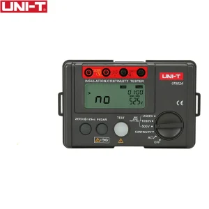 UNI-T UT50pipeline 2500V numérique isolation 02/10/2018 testeur de compteur ohmmètre 402 voltmètre testeur de continuité avec rétroéclairage LCD