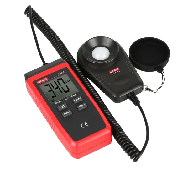 Luxmètre de lumière numérique UNI-T LUX UT383S, Luminance Lux Fc Test Max Min illuminomètres photomètre 200,000 – Image 3