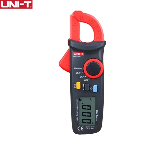 UNI-T UT210A 2000 Count Mini Pince Numérique Multimètre Testeur Auto Gamme AC Courant Pipeline/20A/200A