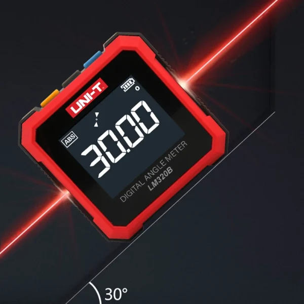 UNI-T LM320A LM320B Compteur d'angle Inclinomètre magnétique LM320F Rapporteur igital Angle Finder Biseau Boîte Outil de mesure d'angle – Image 2
