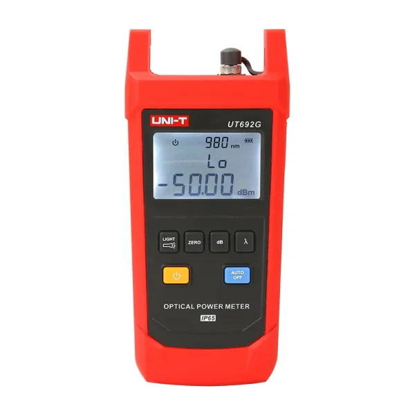 Kit fibre optique UNI-T UT692 / UT693 – Compteur de puissance optique + localisateur de défauts – -70 à -10 dBm / -50 à -26 dBm – Connecteurs FC/SC/ST – Image 7