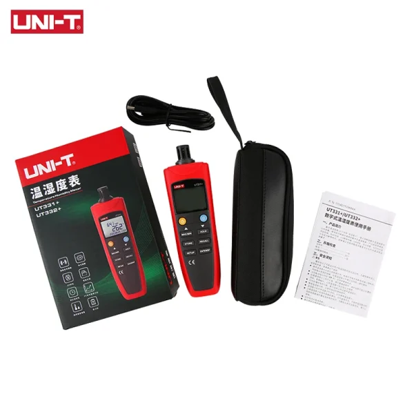 UNI-T UT331+ / UT332+ – Thermo-hygromètre numérique avec enregistrement des données et interface USB – Image 6