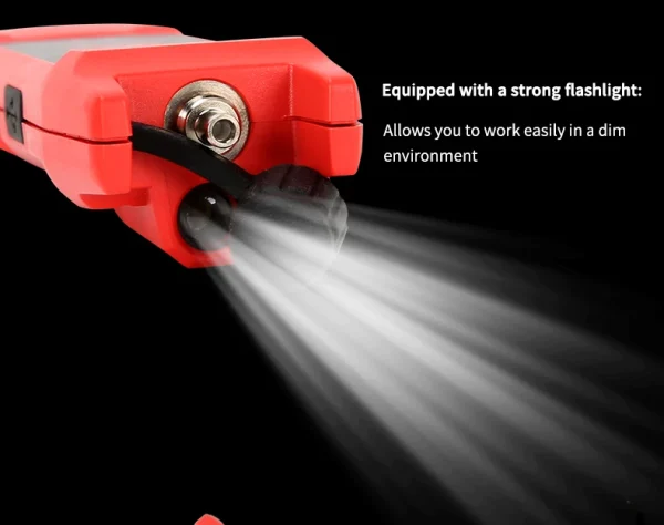 UNI-T UT691 Localisateur de défaut visuel 15km Stylo de test de fibre optique Stylo lumineux Stylo lumineux Testeur de source de lumière rouge – Image 12
