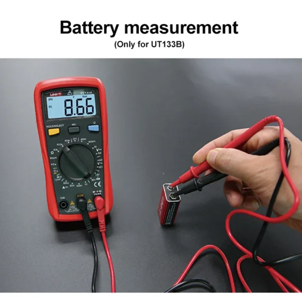 UNI-T Multimètre Numérique UT133A UT133B 600V AC DC Voltmètre 02/10/2018 puzzles itance mètre Multi Testeur – Image 6