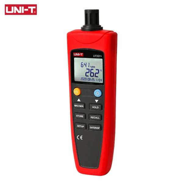 UNI-T UT331+ / UT332+ – Thermo-hygromètre numérique avec enregistrement des données et interface USB – Image 2