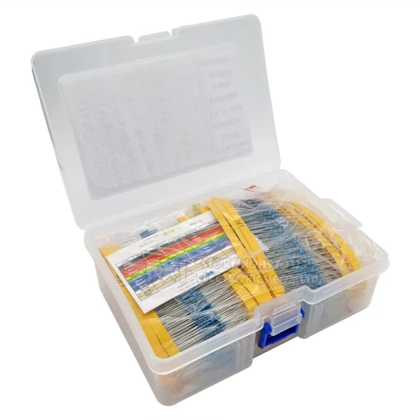 2600 pcs/lot 130 valeurs 1/4 W 0.25 W 1% résistances à Film métallique assortiment Pack Kit ensemble Lot résistances assortiment Kits résistance fixe – Image 2