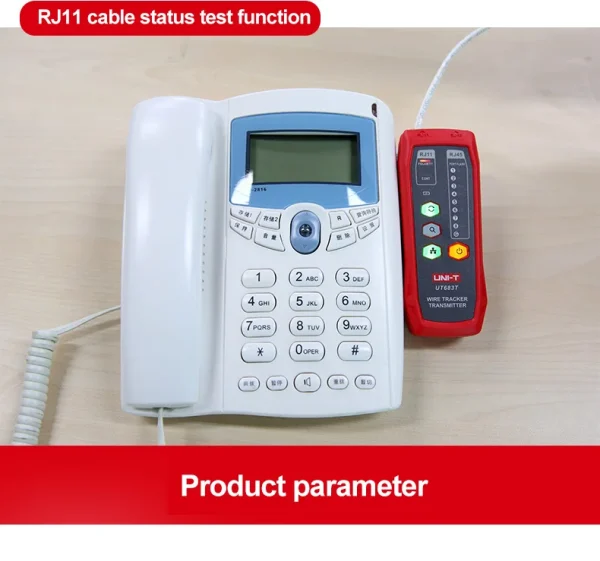 Testeur Lan UNI-T UT683KIT, traceur de fil , traceur de câbles RJ45 RJ11, détecteur de ligne téléphonique – Image 10
