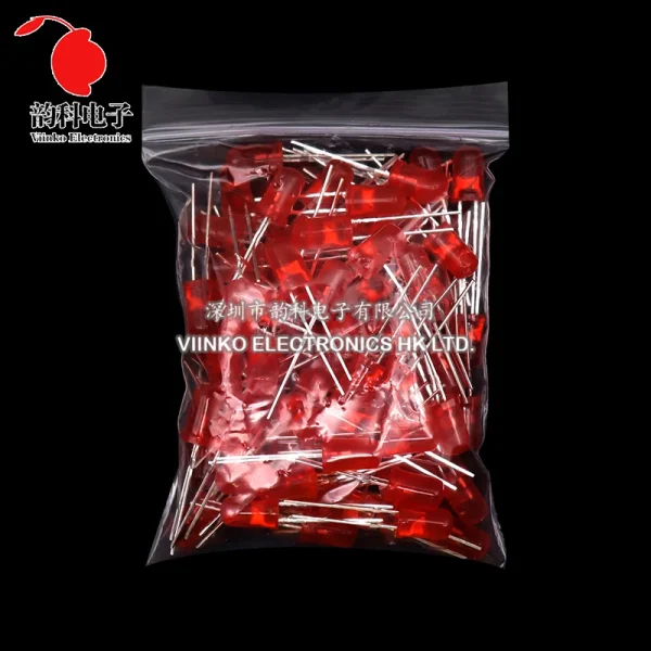 Kit électronique de Diodes électroluminescentes 3MM 5MM, boîte F3 F5, Kit assorti de diodes LED blanc vert rouge bleu jaune Orange – Image 16